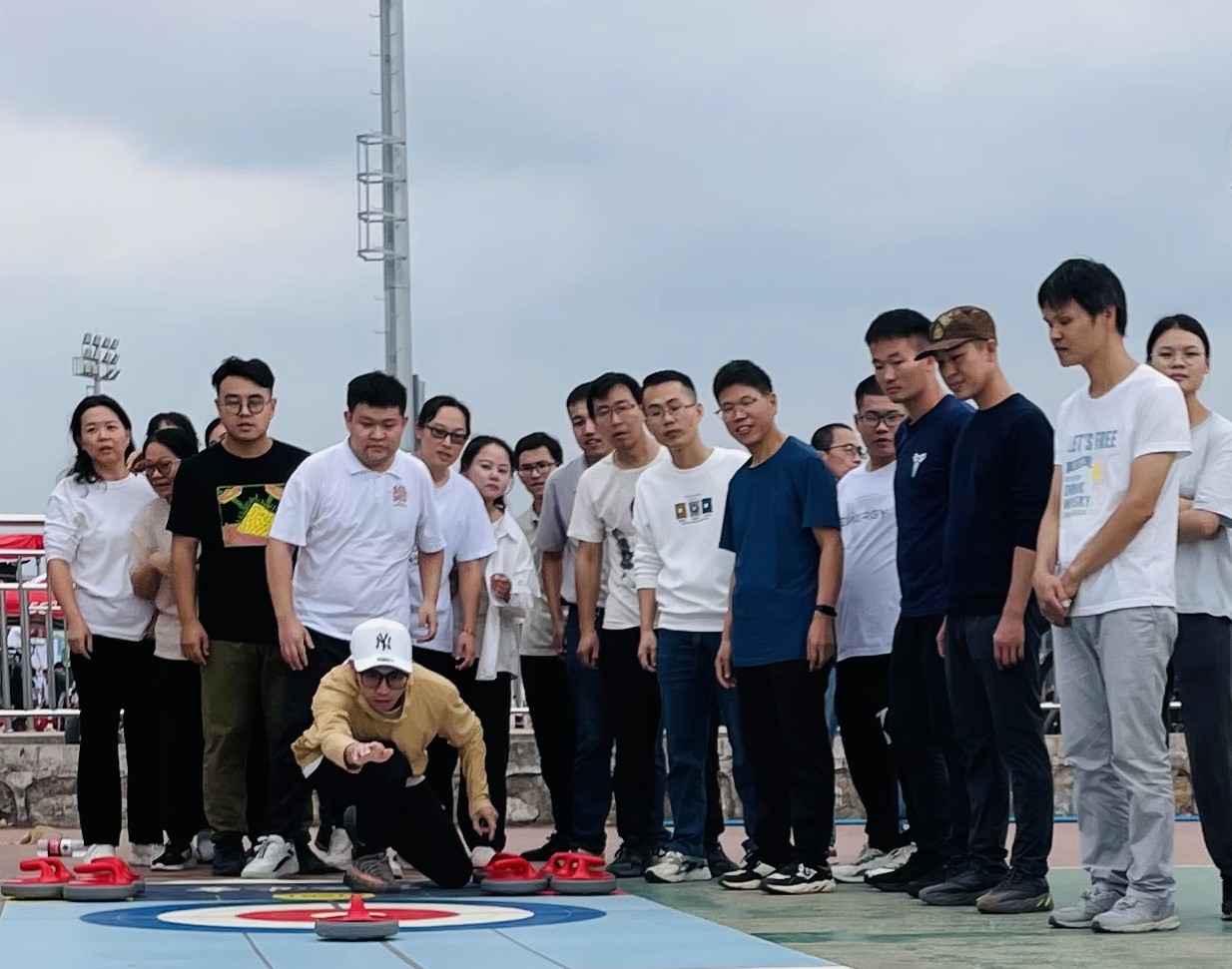 图为运动会现场